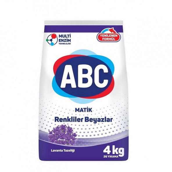 ABC MATİK RENKLİLER BEYAZLAR 4 KG