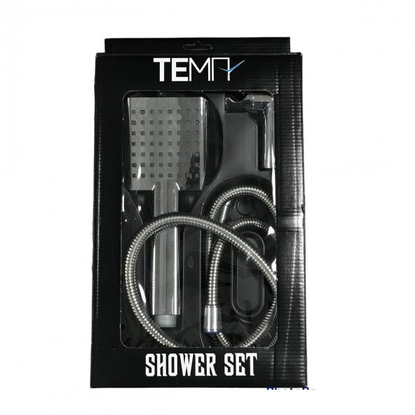 Tema Tetra Mafsallı Askılı Banyo Duş Takımı Seti Krom - 2