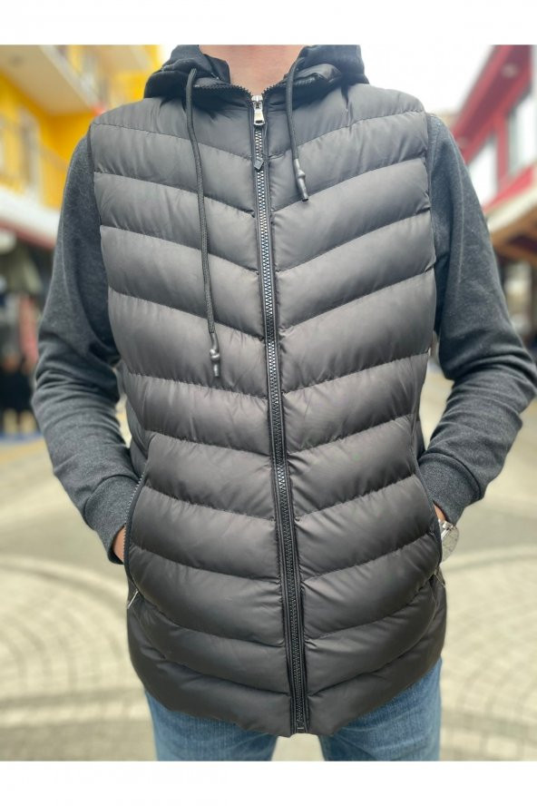 BLUES MODA MDY ÇIKARILABİLİR SEYYAR KAPÜŞONLU DOLUM ŞİŞME YELEK - 8