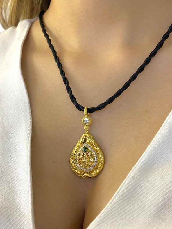 Yaşam Çiçeği 8 Ayar Altın Kolye Ucu 4.75 gr - Resim 3