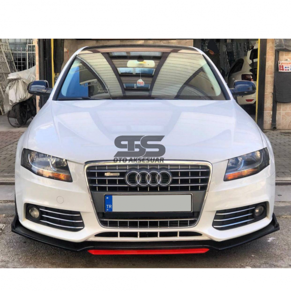 Üniversal Ön Ek 4 Parça Kanatlı Kırmızı Dilli Ön Lip - 5