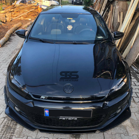 Üniversal Ön Ek 4 Parça Kanatlı Siyah Dilli Ön Lip - 3