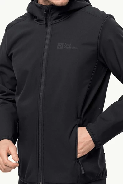 Jack Wolfskin BORNBERG HOODY M SoftShell Erkek Ceket JCK1307471-6000 - Resim 3
