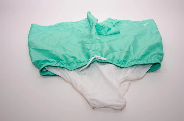 Erkek Deniz Şortu  Kısa Boardshort Fileli Yeşil Meridyendukkan Trıbord - 3