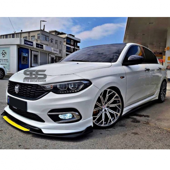 Üniversal Ön Ek 4 Parça Kanatlı Sarı Dilli Ön Lip - 2