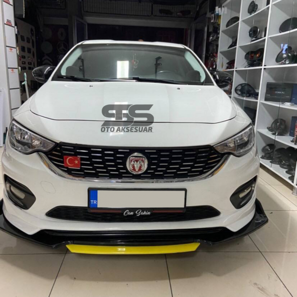 Üniversal Ön Ek 4 Parça Kanatlı Sarı Dilli Ön Lip - 3