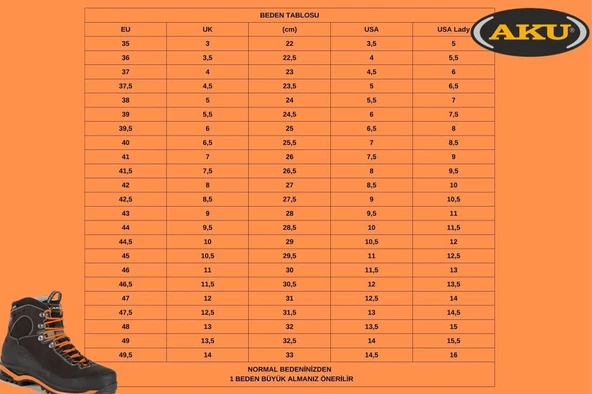Aku RAPIDA Nubuk Goretex Erkek Ayakkabı A792098 - Resim 6