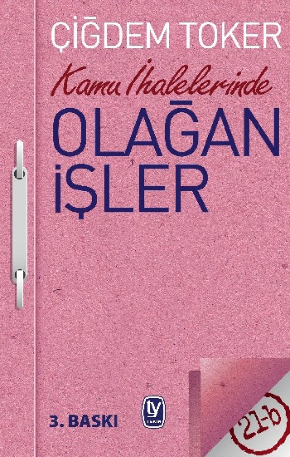 Kamu İhalelerinde Olağan İşler Tekin Yayınevi Çiğdem Toker Haziran 2020 Türkçe Ciltsiz