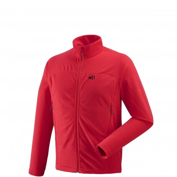 Millet Vector Grid Full Zip Erkek Tam Fermuar Polar Kırmzı MIV8019 0335 ürün görseli