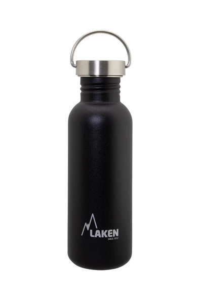Laken Çelik 18/8 Vintage Basic Şişe 0,75L - Siyah LKBSH75NE