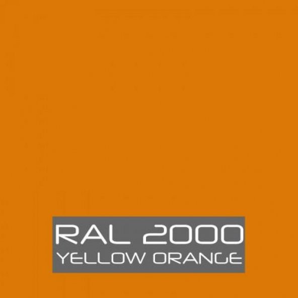 Pamukkale 4200 Epoksi Boya 18 Kg Ral 2000 Caterpillar Sarı - 2