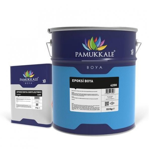 Pamukkale 4200 Epoksi Boya 18 Kg Ral 8002 Açık Kahve