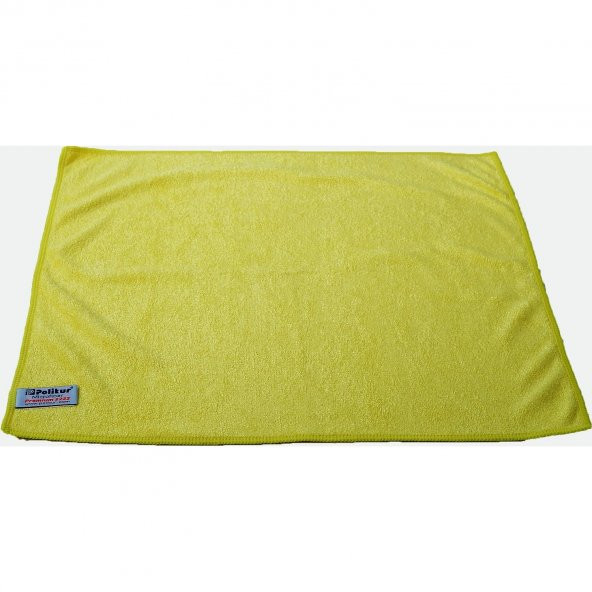 Polikur 3222 Mikrofiber Toz ve Cam Bezi 40 x 40 cm. - Sarı - 4 Adet