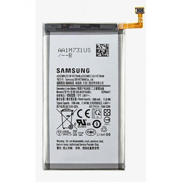 Samsung Galaxy S10 Plus Batarya Eb-Bg975Abu Eb-Bg975Abe Uyumlu Yedek Batarya