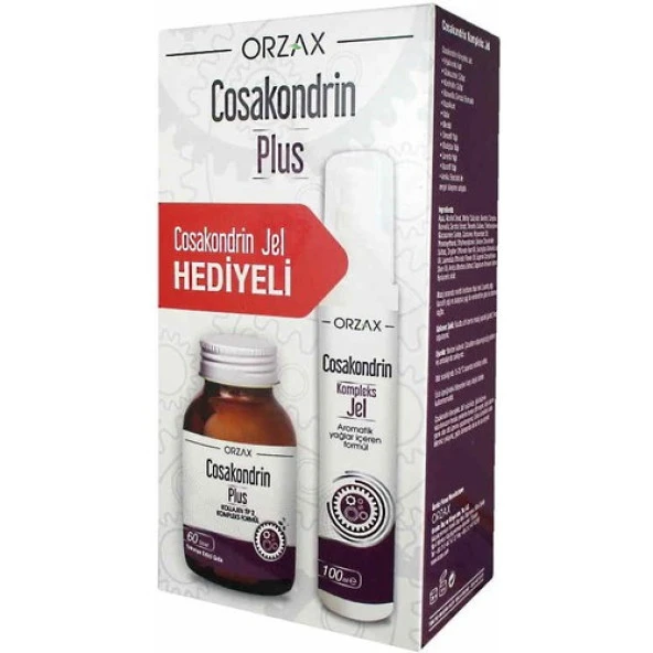 Orzax Cosakondrin Plus 60 Tablet + Cosakondrin Jel 100 m