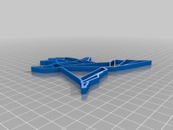 Origami Kartal Organik Plastikten Dekoratif Hediyelik Biblo