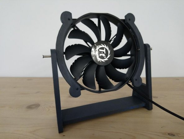 200Mm Pc Fan Tutucu / Masa Standı Plastik Aparat - 2