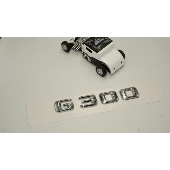 Benz G300 Bagaj Krom Metal 3M 3D Yazı Logo - 2