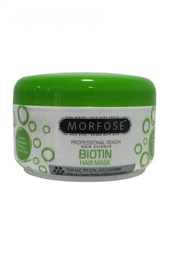 Morfose Biotin Saç Maskesi Yeşil 500 ml
