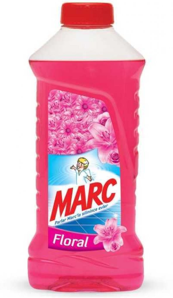 Marc  Kırmızı  Floral  900Ml  x  12 Adet