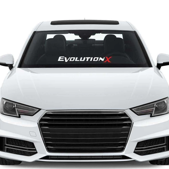 Mitsubishi Lancer Evolution X Logo Sticker, Araba, Etiket, Çıkartma, Modifiye