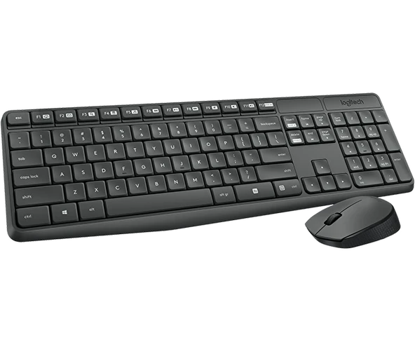 Logitech MK235 Kablosuz Klavye Mouse 920-007925 - Resim 3