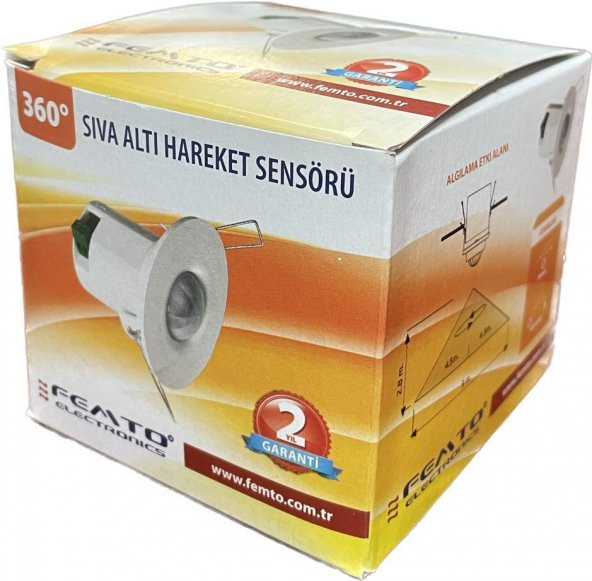 Femto 360° Sıva Altı Hareket Sensörü - 2