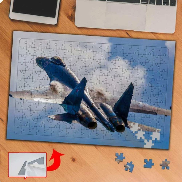 Gökyüzünde Süzülen Uçak 240 Parça Puzzle Yapboz Tablo-p126