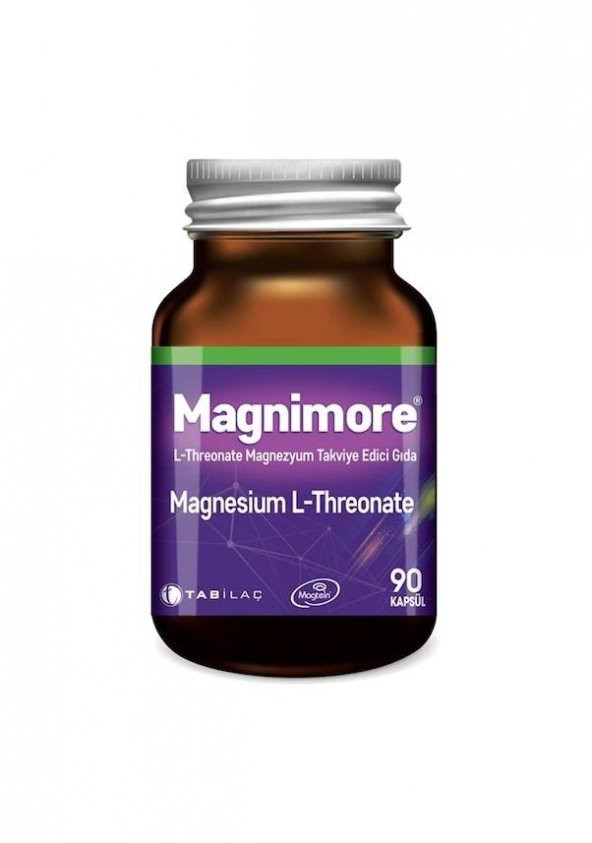 Magnimore Magnesium L-Threonate 90 Kapsül 8680133001581 ürün görseli