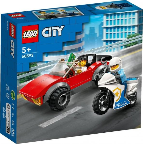 Lego City 60392 Police Bike Car Chase