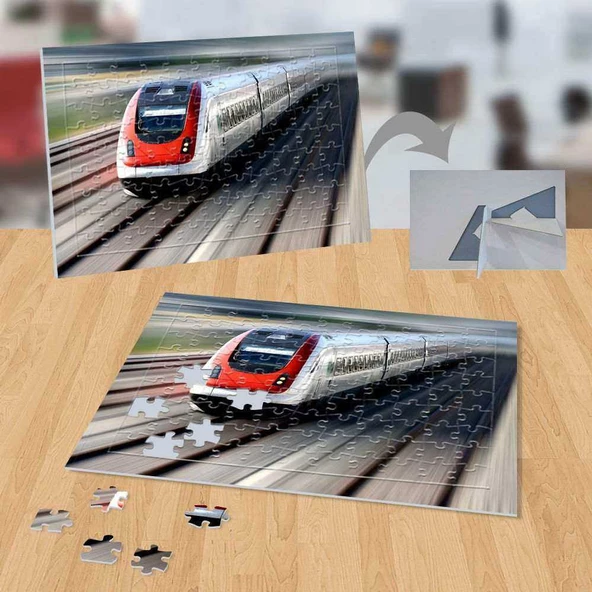 Metro, Tren, Toplu Taşıma 99 Parça Puzzle Yapboz-1842439