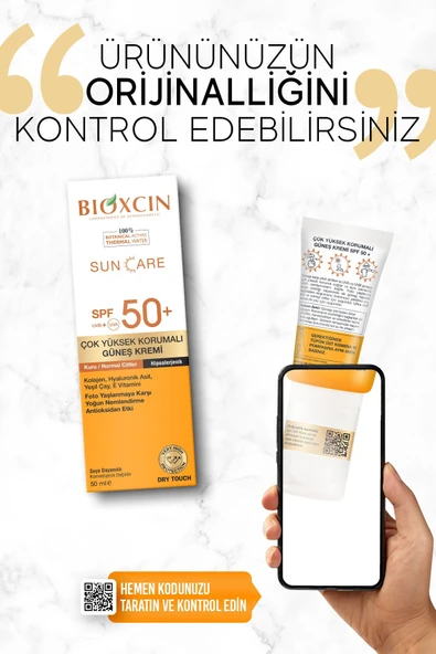 Bioxcin Sun Care Çok Yüksek Korumalı Kuru ve Normal Ciltler İçin Spf 50+ 50 ml Güneş Kremi - 4
