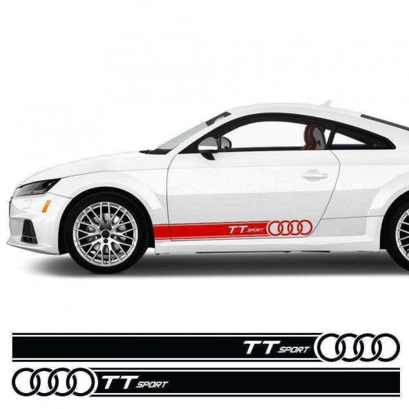 Audi TT Sport marşpiyel Oto Sticker, Etiket, Aksesuar, Tuning