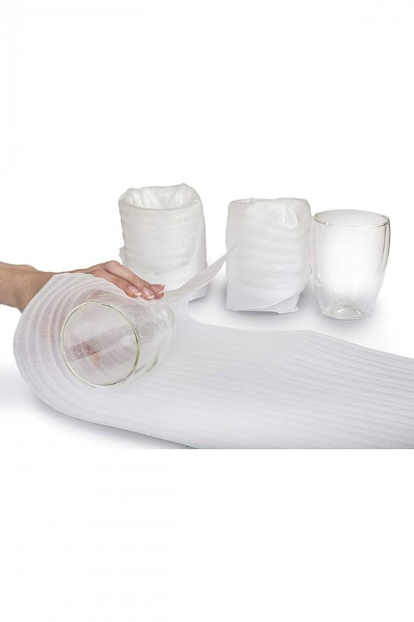 Bardak Tabak Arası Cam Sarma Şiltesi Koruyucu Köpük 100cm X 10metre - 3