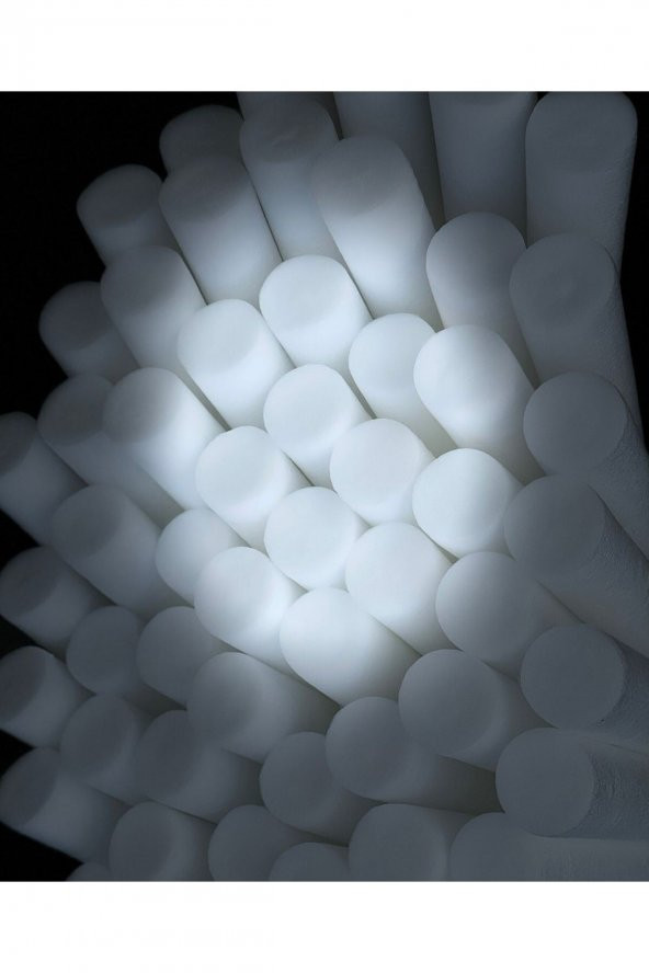 10 Adet Deniz Ve Havuz Makarnası, Köpük Sosis, Beyaz - 2