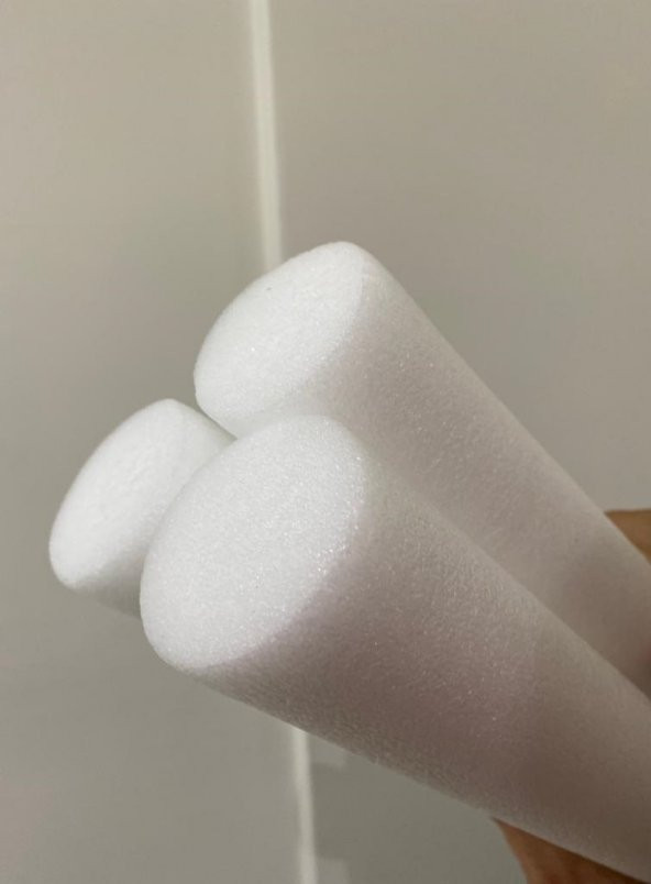 10 Adet Beyaz Renk Yüzme Makarnası, Deniz ve Havuz Makarnası, Köpük Sosis - 2