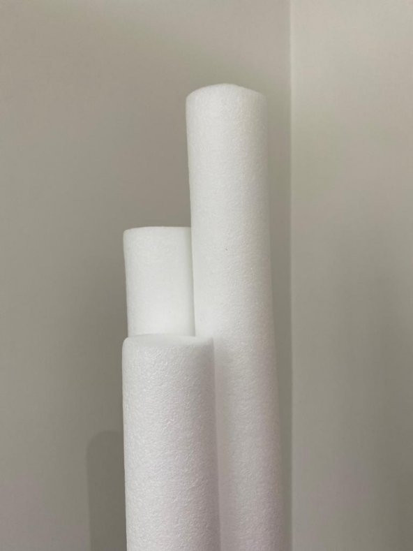 10 Adet Beyaz Renk Yüzme Makarnası, Deniz ve Havuz Makarnası, Köpük Sosis - 3