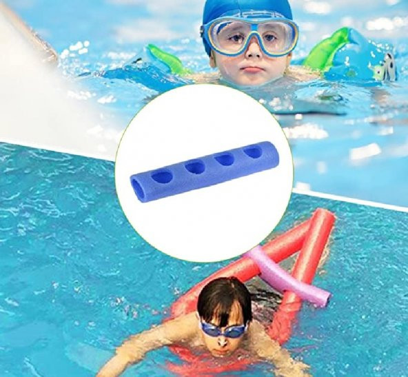 Havuz makarnası bağlantısı,  yüzme makarnası Konnektörü Dört Delikli - Resim 3