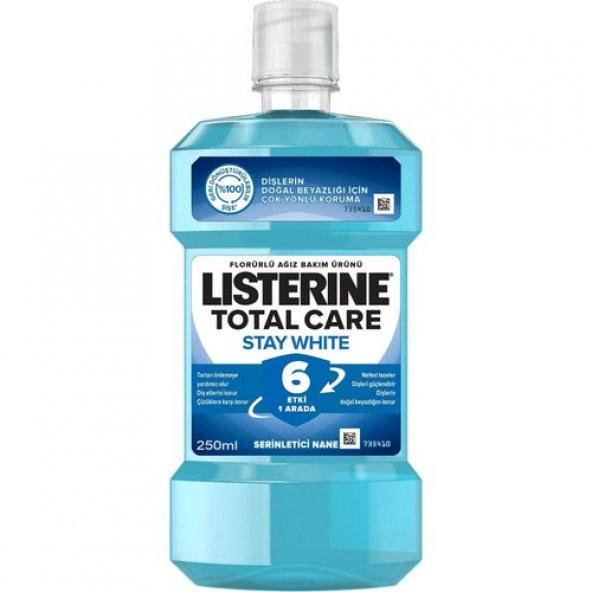 Listerine Stay White Serinletici Nane Ağız Gargı 250 Ml