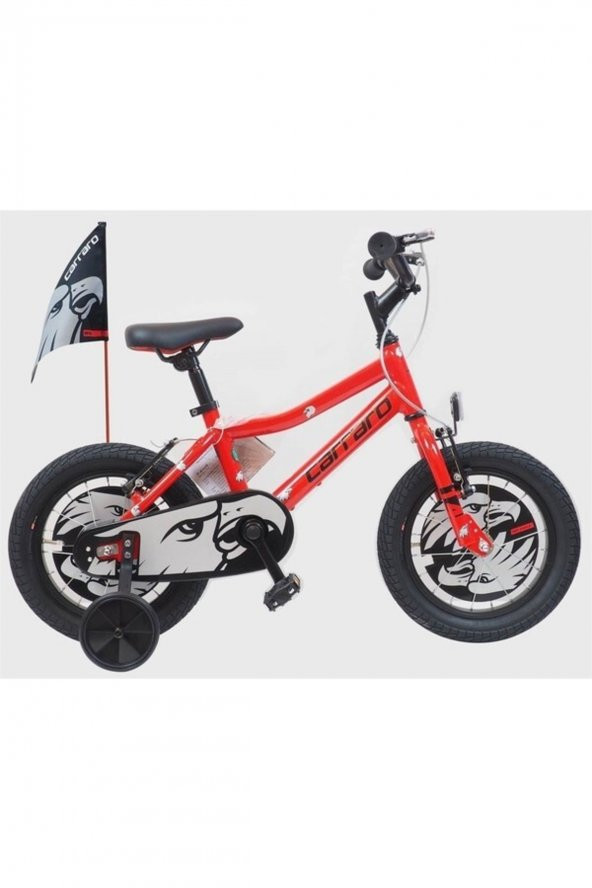 Carraro Red Eagle 16 Jant Hafif Aluminyum Çocuk Bisikleti Kırmızı-Siyah