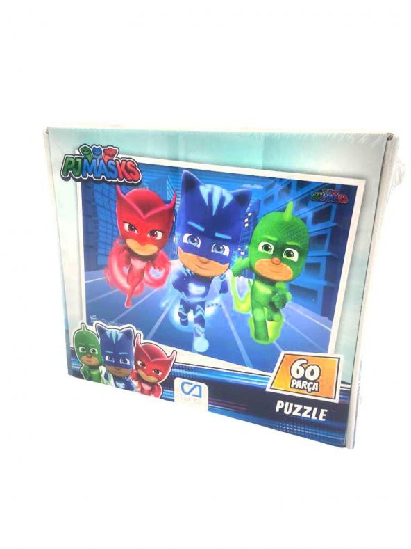 Ca Games Çocuklar için Pija Maskeliler 60 Parça Kutu Puzzle