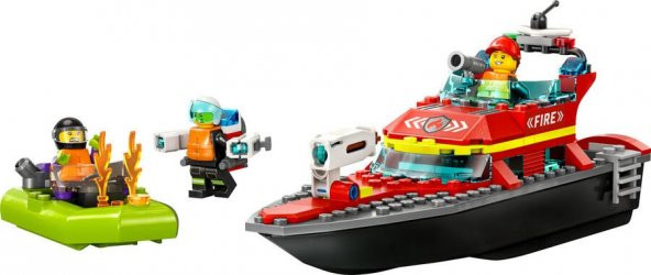 LEGO City 60373 Fire Rescue Boat - 3