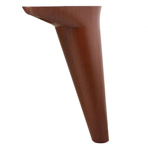 Lüks Mobilya Kanepe Sehpa Puf Koltuk Ayağı 18 cm Kahverengi Ahşap Desenli Baza Ayak - Resim 4