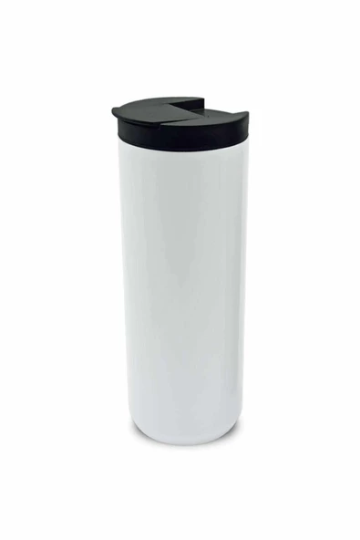 Elde Kolay Tutma Içimi Rahat Çift Katmanlı Metal Termos 500 Ml - 6