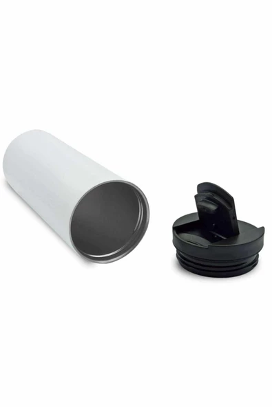 Elde Kolay Tutma Içimi Rahat Çift Katmanlı Metal Termos 500 Ml - 3