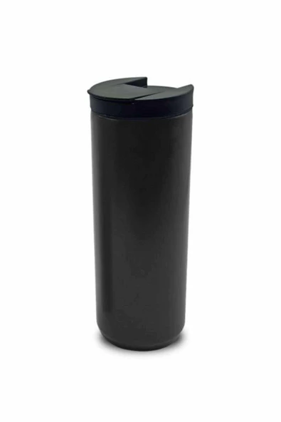 Elde Kolay Tutma Içimi Rahat Çift Katmanlı Metal Termos 500 Ml - 2