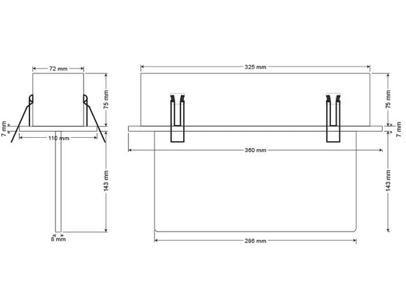 Arsel Arselite AE-2123-L Sıva Altı Acil Çıkış Yönlendirme Armatürü Kesintide 180 Dak. Yanan 500 Lümen LED - Resim 3