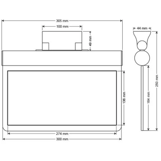 Arsel Sfs Sıva Altı SFS30-3-L-SA Acil Çıkış Yönlendirme Armatürü Sürekli ve Kesintide 180 Dak. Yanan 10xF LED - 2