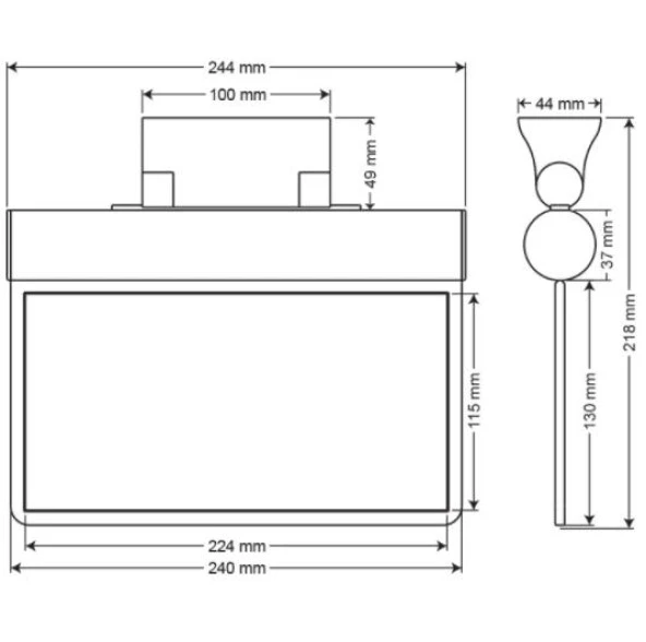 Arsel Sfs Sıva Altı SFS24-3-L-SA Acil Çıkış Yönlendirme Armatürü Sürekli ve Kesintide 180 Dak. Yanan 10xF LED - 2