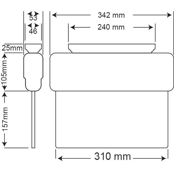 Arsel Arselite Eko AE-1223-L Sıva Üstü Led'li Acil Çıkış Yönlendirme Armatürü Sürekli ve Kesintide 180 Dak. Yanan 19 LED 120 Lümen - 2